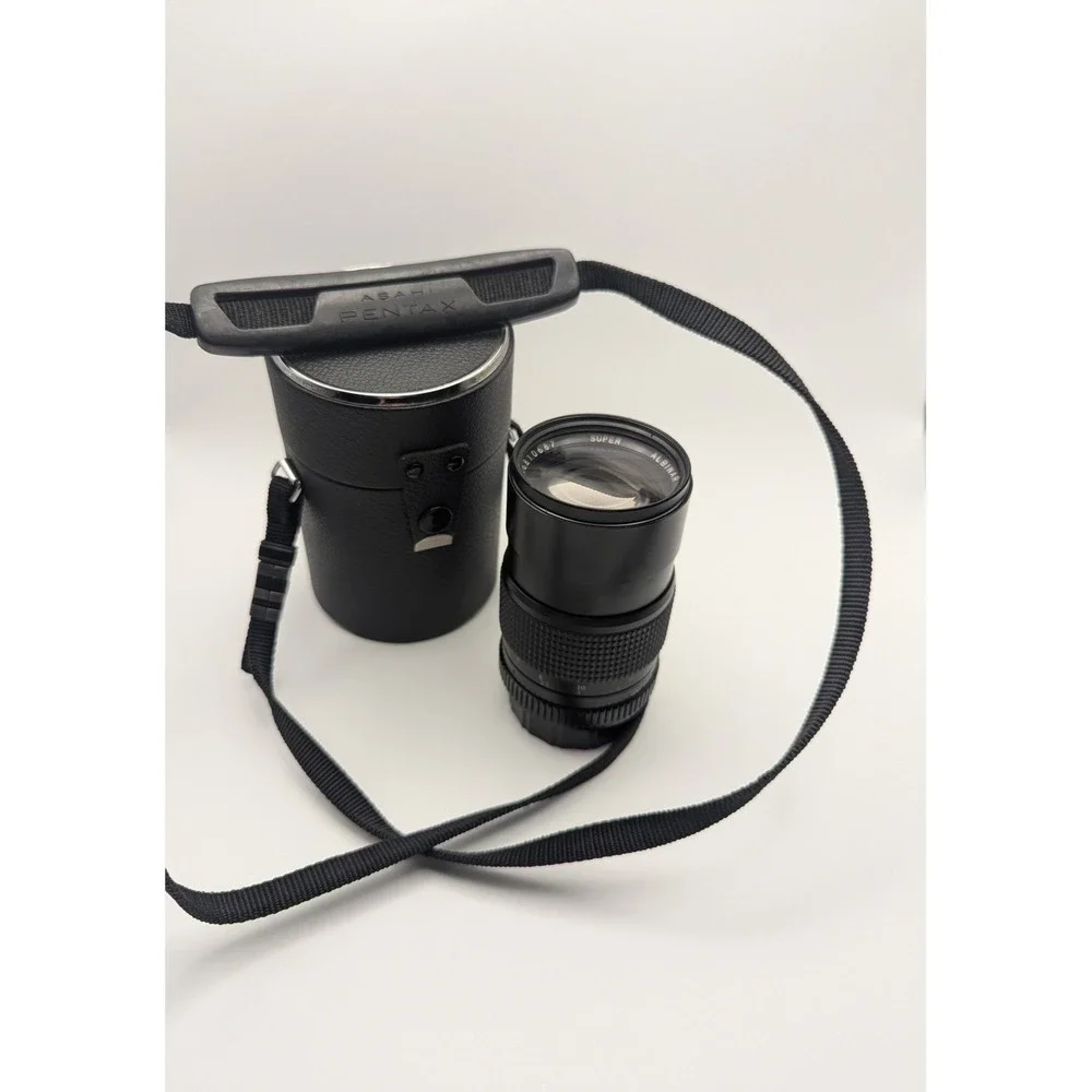 Vintage Pentax Super Albinar‎ 135mm f 2.8 Auto Telephoto Lens # 810687 w/Case